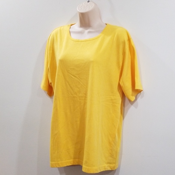 American weekend women's yellow large blouse - Picture 3 of 8